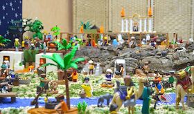 Un beln de casi 3000 figuras de Playmobil se puede visitar en el Museo Arte Visigodo de Mrida Un beln de casi 3000 figuras de Playmobil se puede visitar en el Museo Arte Visigodo de Mrida