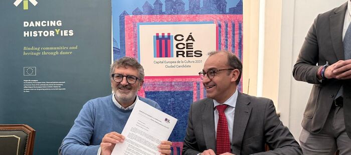 El Festival de Mérida firma su adhesión de apoyo a la candidatura de Cáceres como Capital Europea de la Cultura 2031